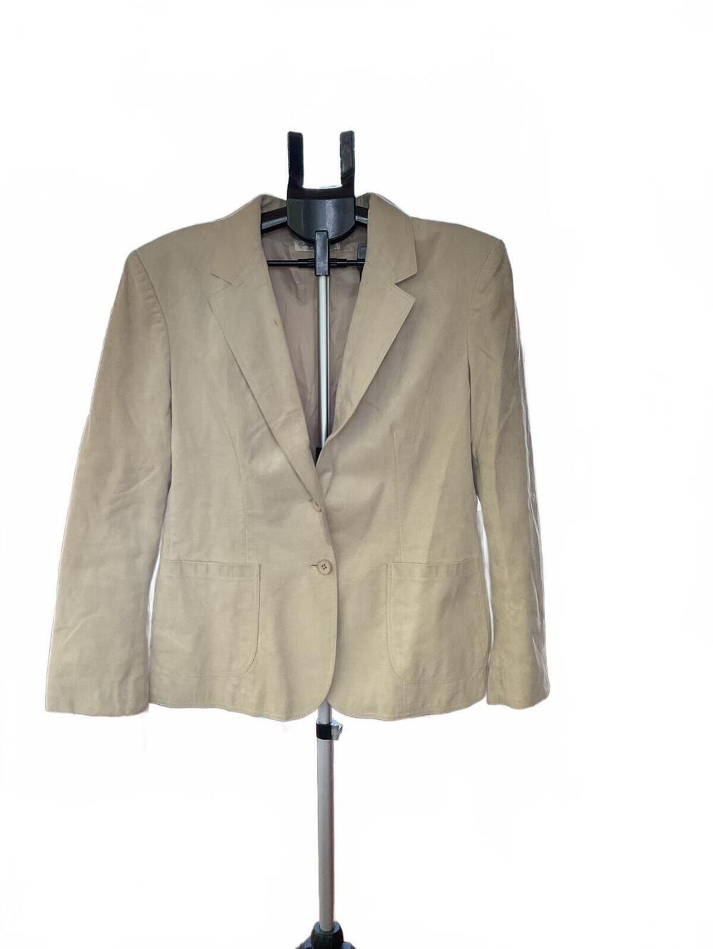 Vintage 70s Adolph Schuman for Lilli Ann Camel Ultrasuede Blazer Sz Small USA